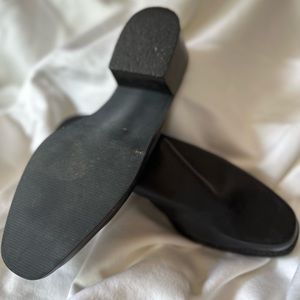 Nine West leather mules